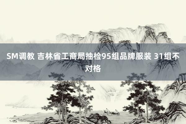 SM调教 吉林省工商局抽检95组品牌服装 31组不对格