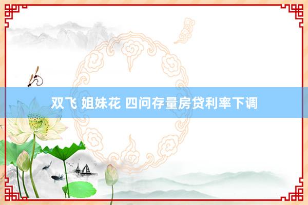 双飞 姐妹花 四问存量房贷利率下调
